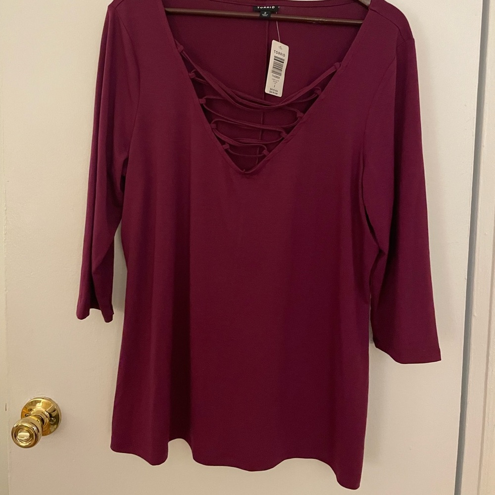Torrid Laced Front Top